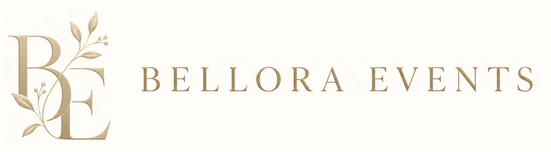 Logo Bellora Events, monograma BE și numele brandului